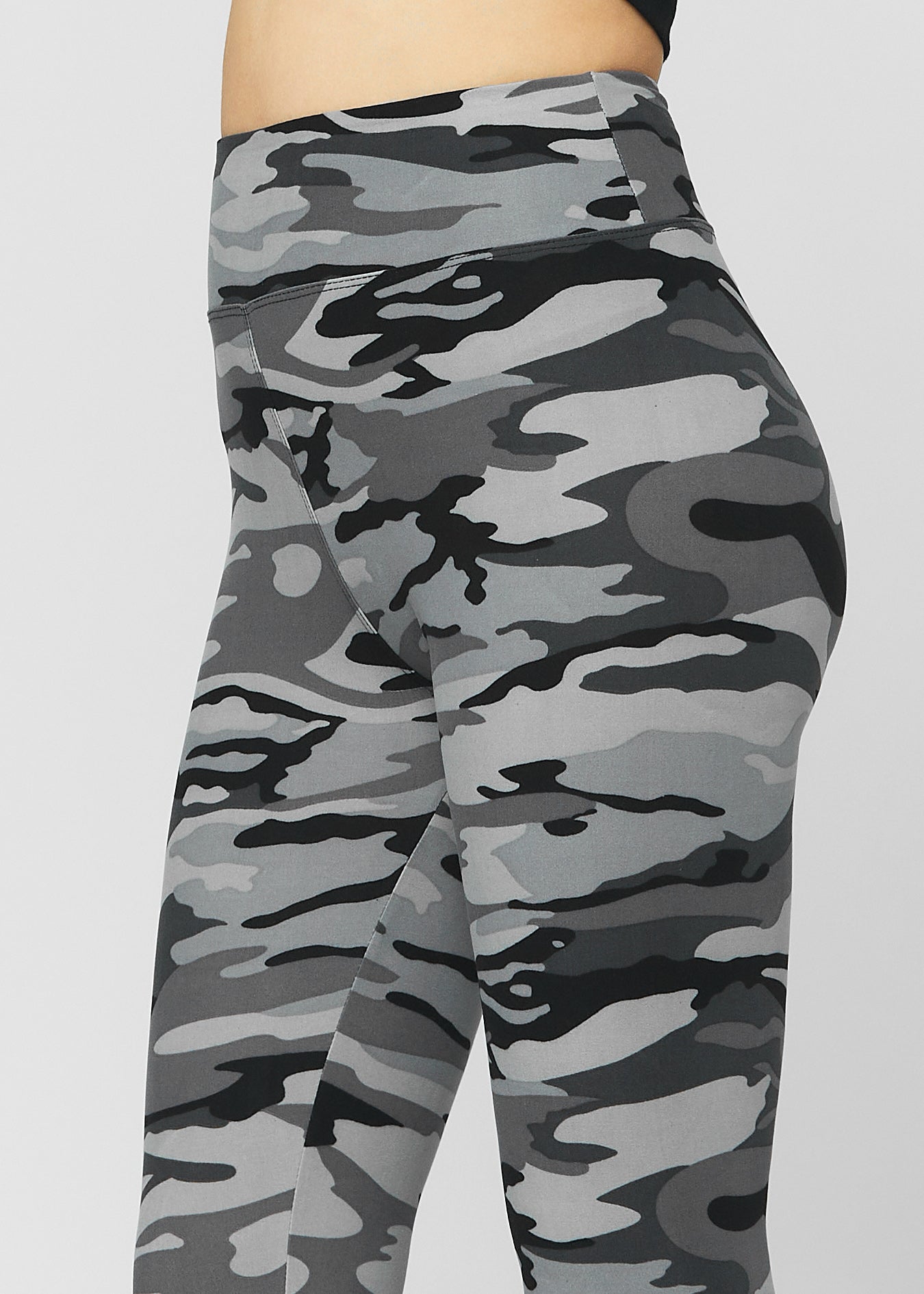 Chloe Ultra Soft 3" High Waist Leggings - In Plain Sight