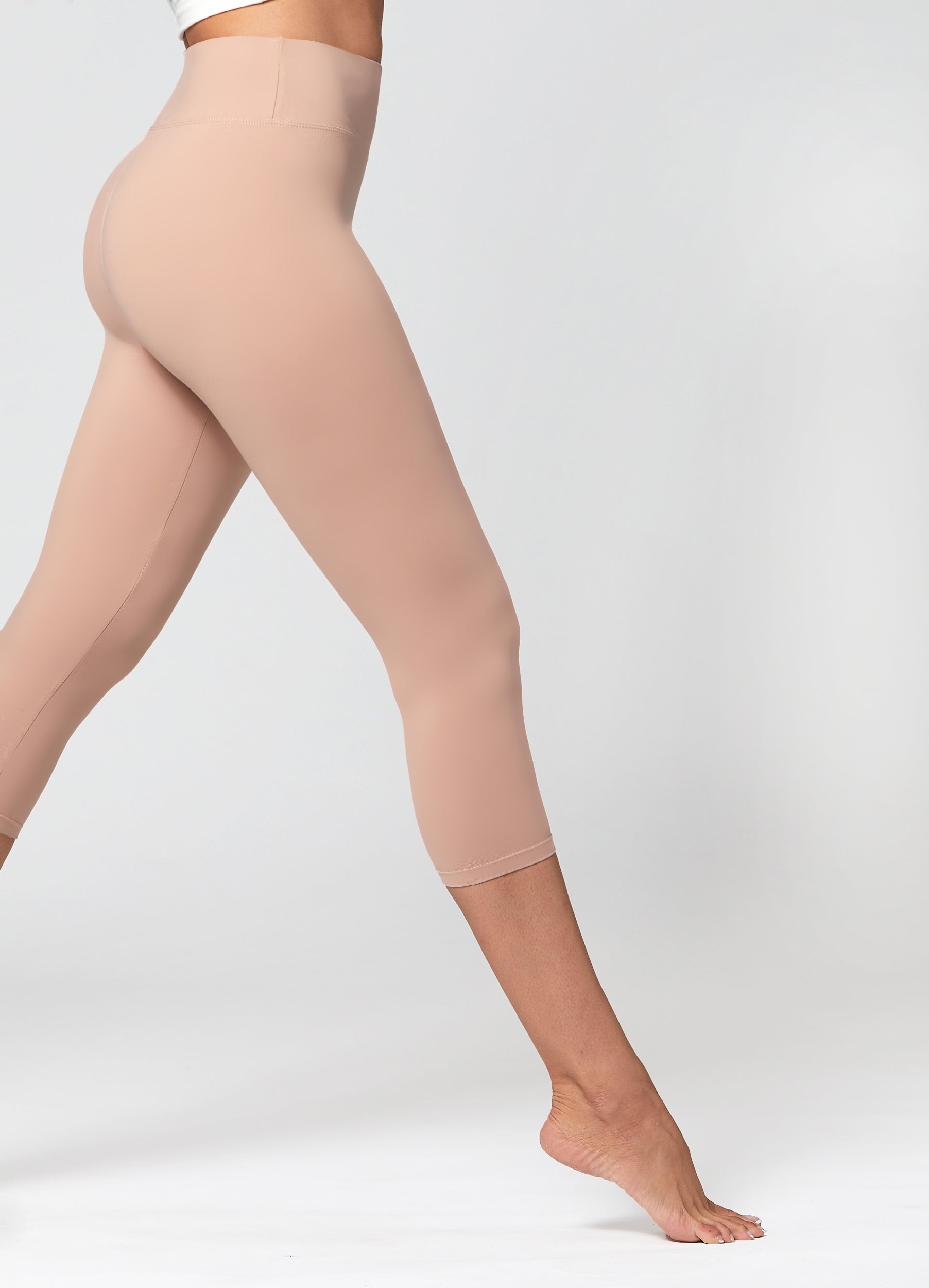Chloe Ultra Soft 3" High Waist Capri Leggings - Sienna