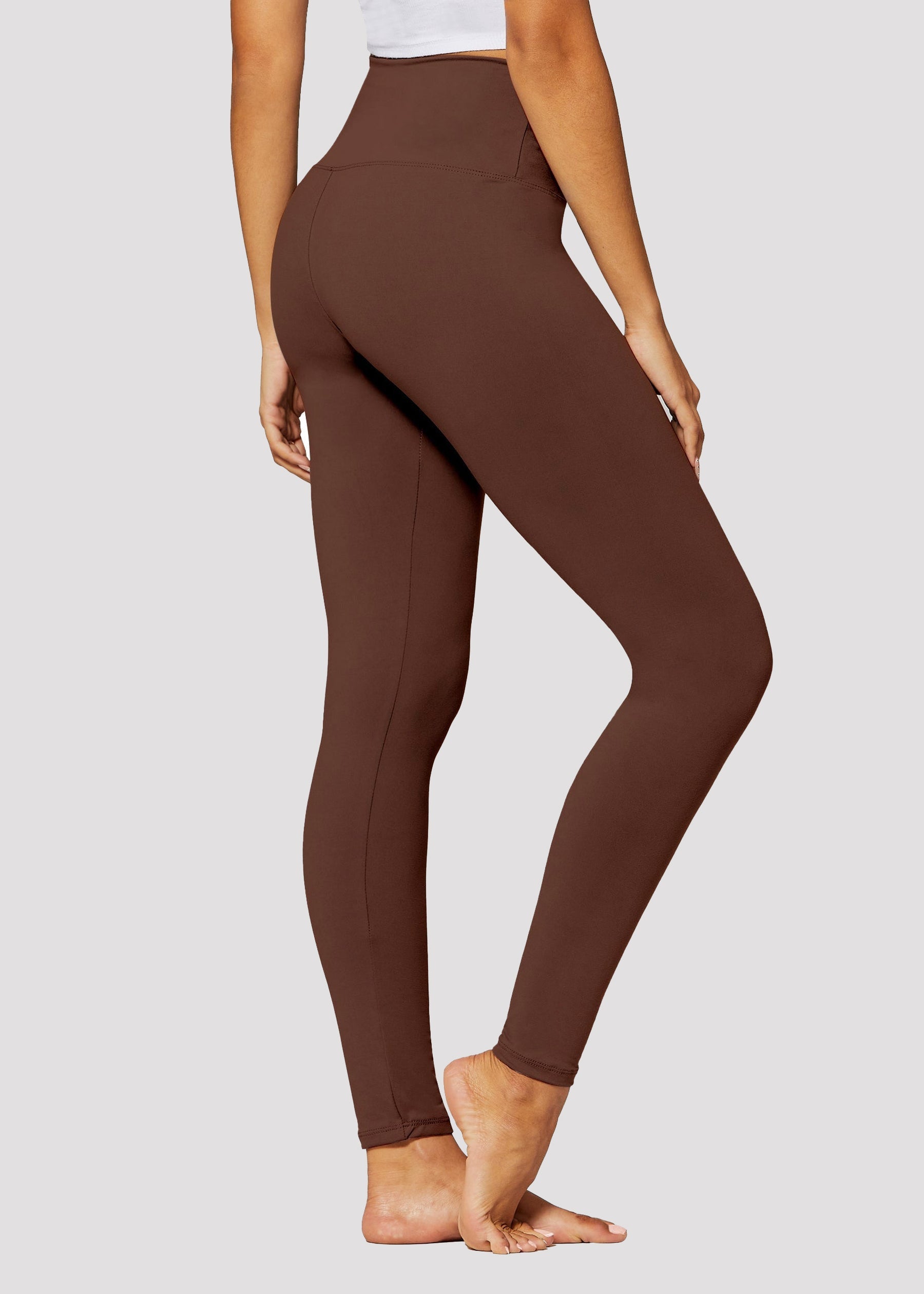 Ivy Ultra Soft High Rise Leggings - Brown