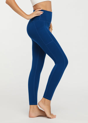 Aeraflex High-Rise 7/8 Length Leggings with a 25" Inseam - Royal Blue