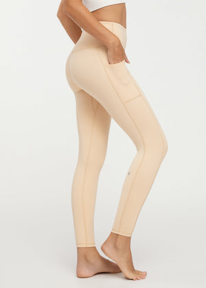 Aeraflex High-Rise 7/8 Length Leggings with a 25" Inseam - Nude