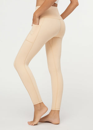 Aeraflex High-Rise 7/8 Length Leggings with a 25" Inseam - Nude