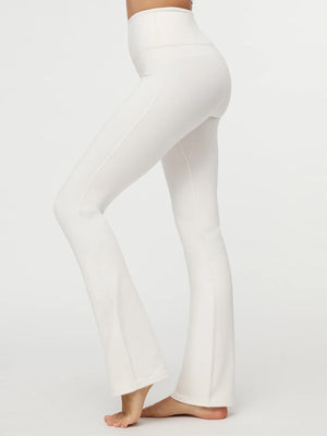 Aeraflex High-Rise Flared Yoga Pants - Off White