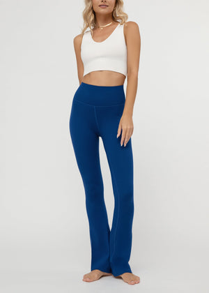 Aeraflex High-Rise Flared Yoga Pants - Royal Blue