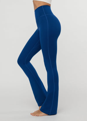 Aeraflex High-Rise Flared Yoga Pants - Royal Blue