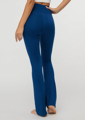 Aeraflex High-Rise Flared Yoga Pants - Royal Blue