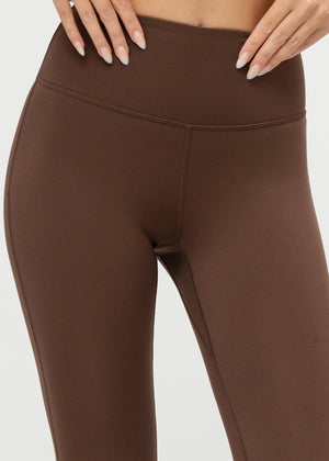 Aeraflex High-Rise Flared Yoga Pants - Brown