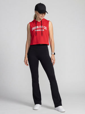 Aeraflex High-Rise Flared Yoga Pants - Black