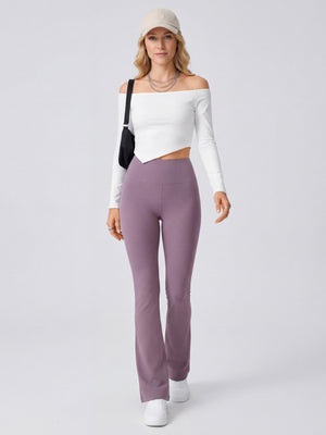 Aeraflex High-Rise Flared Yoga Pants - Lavander