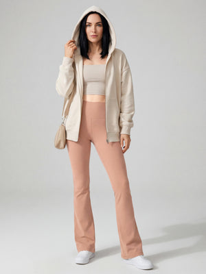 Aeraflex High-Rise Flared Yoga Pants - Sienna