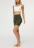 Aeraflex High-Rise Active Biker Short - Army Green