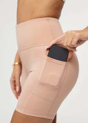 Aeraflex High-Rise Active Biker Short - Sienna