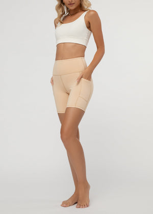 Aeraflex High-Rise Active Biker Short - Nude