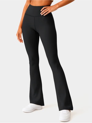 Aeraflex High-Rise Flared Yoga Pants - Black