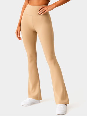 Aeraflex High-Rise Flared Yoga Pants - Khaki
