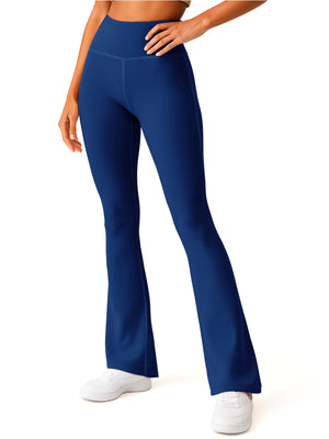 Aeraflex High-Rise Flared Yoga Pants - Royal Blue