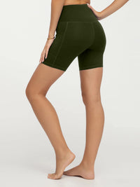 Aeraflex High-Rise Active Biker Short - Army Green