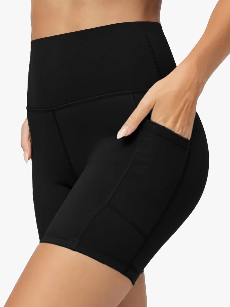 Aeraflex High-Rise Active Biker Short - Black