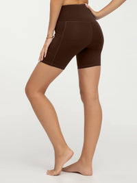 Aeraflex High-Rise Active Biker Short - Brown
