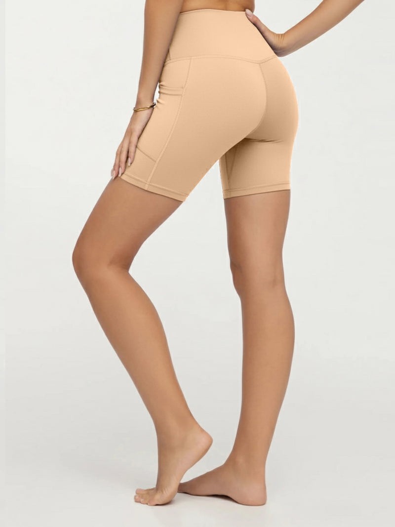 Aeraflex High-Rise Active Biker Short - Nude