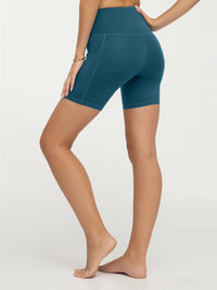 Aeraflex High-Rise Active Biker Short - Sea Blue