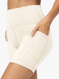 Aeraflex High-Rise Active Biker Short - Off White