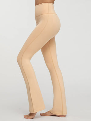 Aeraflex High-Rise Flared Yoga Pants - Khaki