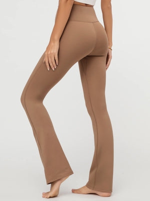Aeraflex High-Rise Flared Yoga Pants - Mocha