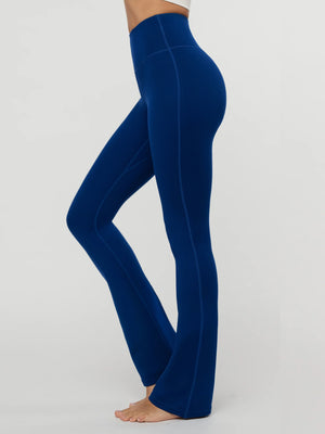 Aeraflex High-Rise Flared Yoga Pants - Royal Blue