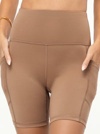 Aeraflex High-Rise Active Biker Short - Mocha