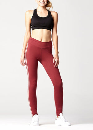 Chloe Ultra Soft 3" High Waist Leggings - Mulberry/Mauve