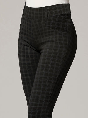 Uplift High-Rise Bootcut Stretch Slacks with Pockets - Book Smart