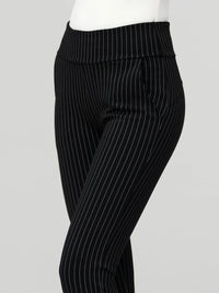 Lift Ponte Knit Flared Dress Pants with Pockets - All Pinned Up