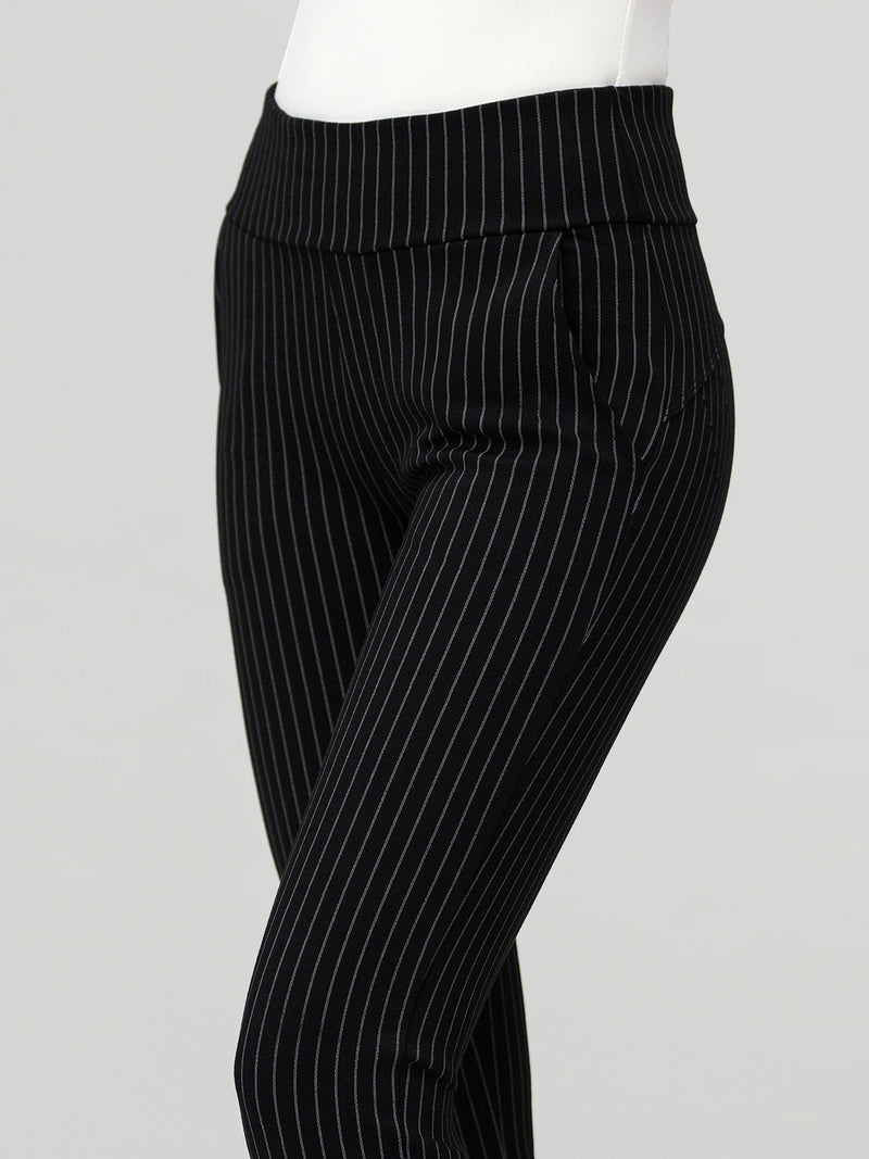 Lift Ponte Knit Flared Dress Pants with Pockets - All Pinned Up