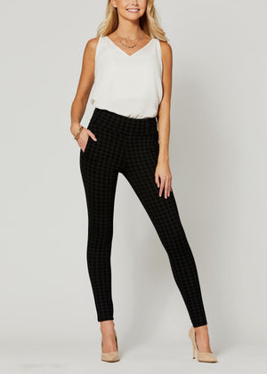 Innovate High-Rise Slim Stretch Slacks with Pockets - Book Smart