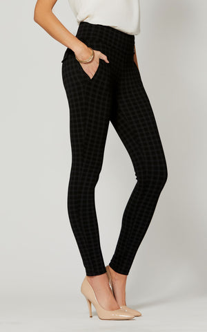 Innovate High-Rise Slim Stretch Slacks with Pockets - Book Smart