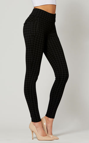 Innovate High-Rise Slim Stretch Slacks with Pockets - Book Smart