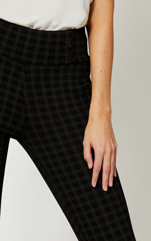 Innovate High-Rise Slim Stretch Slacks with Pockets - Book Smart