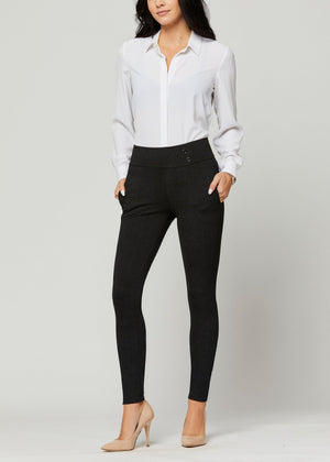 Innovate High-Rise Slim Stretch Slacks with Pockets - Practically Posh