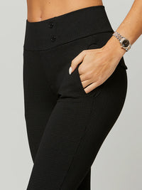 Innovate High-Rise Slim Stretch Slacks with Pockets - Practically Posh
