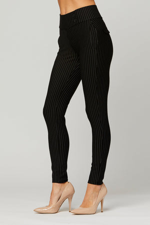 Innovate High-Rise Slim Stretch Slacks with Pockets - All Pinned Up