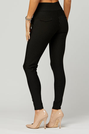 Innovate High-Rise Slim Stretch Slacks with Pockets - All Pinned Up