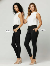 Innovate High-Rise Slim Stretch Slacks with Pockets - All Pinned Up
