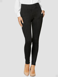 Innovate High-Rise Slim Stretch Slacks with Pockets - Penciled In