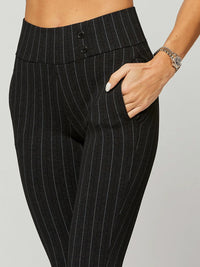 Innovate High-Rise Slim Stretch Slacks with Pockets - Penciled In