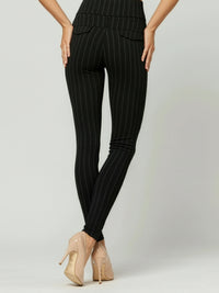 Innovate High-Rise Slim Stretch Slacks with Pockets - Penciled In