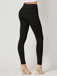 Innovate High-Rise Slim Stretch Slacks with Pockets - High Class