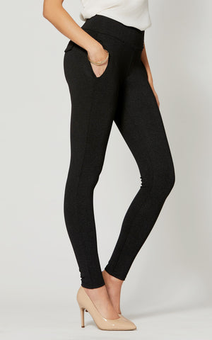 Innovate High-Rise Slim Stretch Slacks with Pockets - High Class