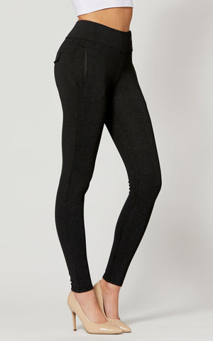 Innovate High-Rise Slim Stretch Slacks with Pockets - High Class