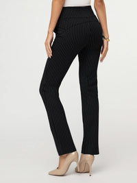 Essence Ponte Knit Straight Fit Dress Pants with Pockets - All Pinned Up